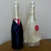 Оформление бутылок (за 2шт) шампанского "Жених" и "Невеста"