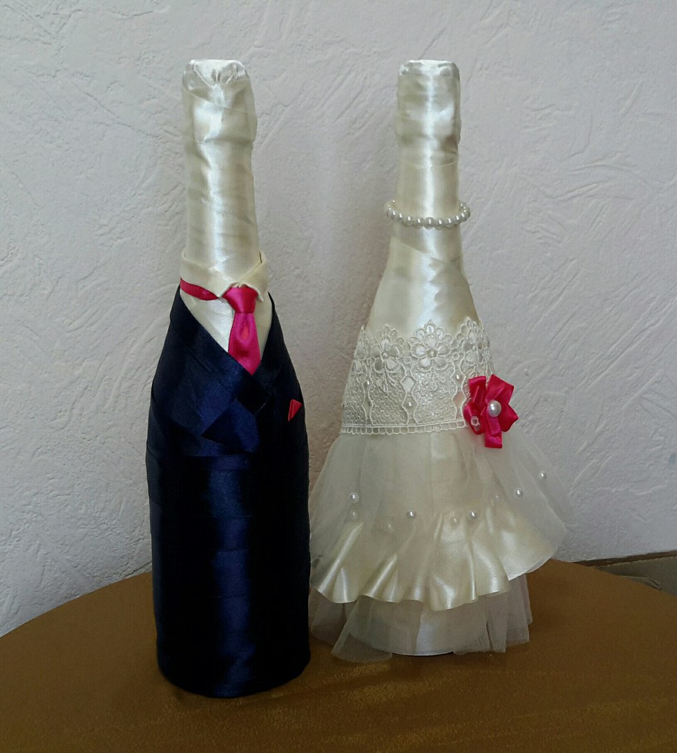 Украшение на Шампанское Жених и Невеста – купить в интернет-магазине OZON по низкой цене