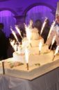 Фонтаны в торт. Фейерверк на свадьбу. Огненный дождь