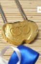 Замочек "Два сердца" с декоративными ключиками