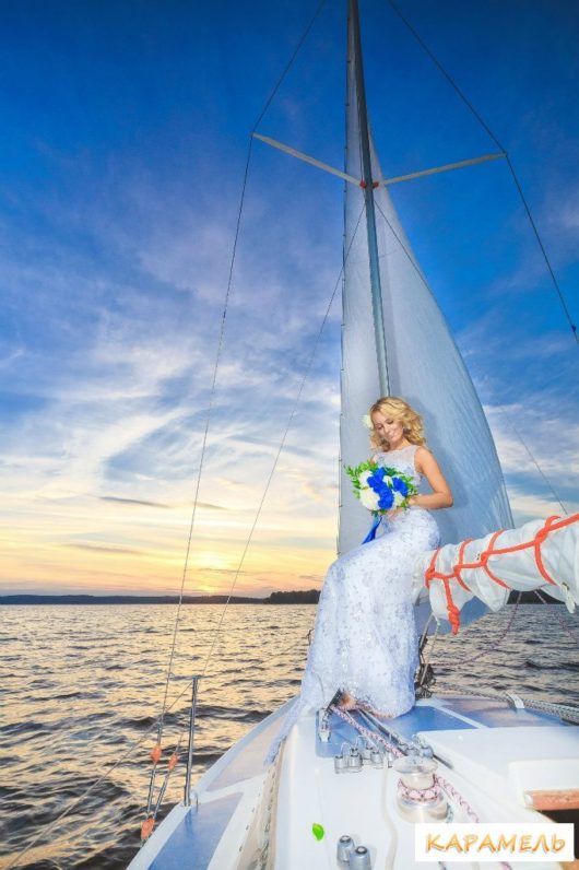 Платье свадебное "Рыбка" белого цвет 38,40,42 размер
