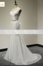 Платье свадебное белое кружевное силуэта "Рыбка"
