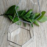 Шкатулка "Geometria" 12*11*6 см из стекла и металла для колец цвет "под серебро" ПОД ЗАКАЗ
