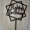 Топпер "Happy Birthday" из оргстекла