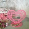 Подставка "Сердце" для ювелирных украшений для девушки розового цвета  В НАЛИЧИИ