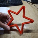 Форма для вырубки теста пряников или печенья  "Звезда 12 см" из пищевого пластика